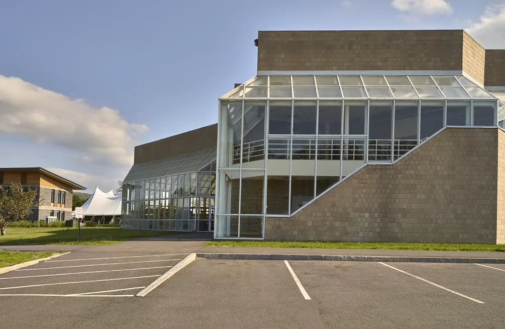 File photograph: buildings at Hampshire College in Amherst, Massachusetts, 19 May 2019. Carol M. Highsmith / Library of Congress, public domain.