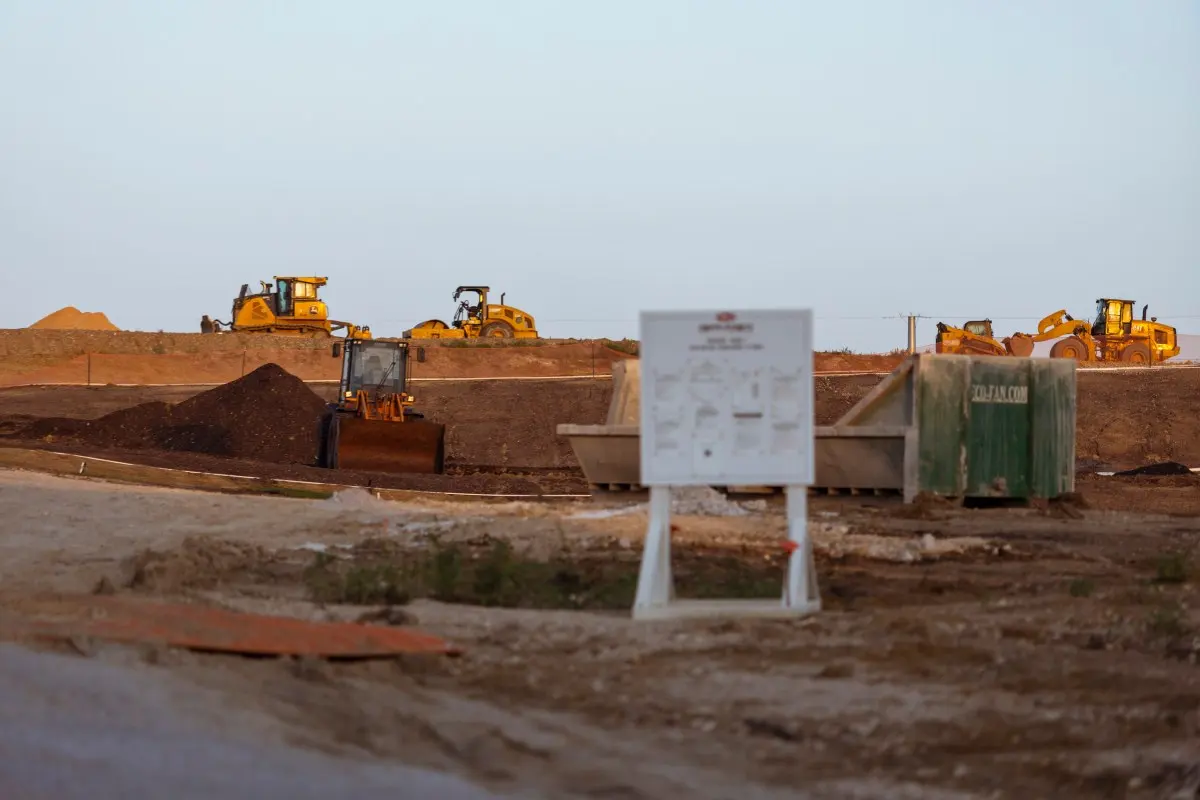 The EdgeConneX Cedar Creek Campus under construction in Cedar Creek on Thursday, June 18, 2026.