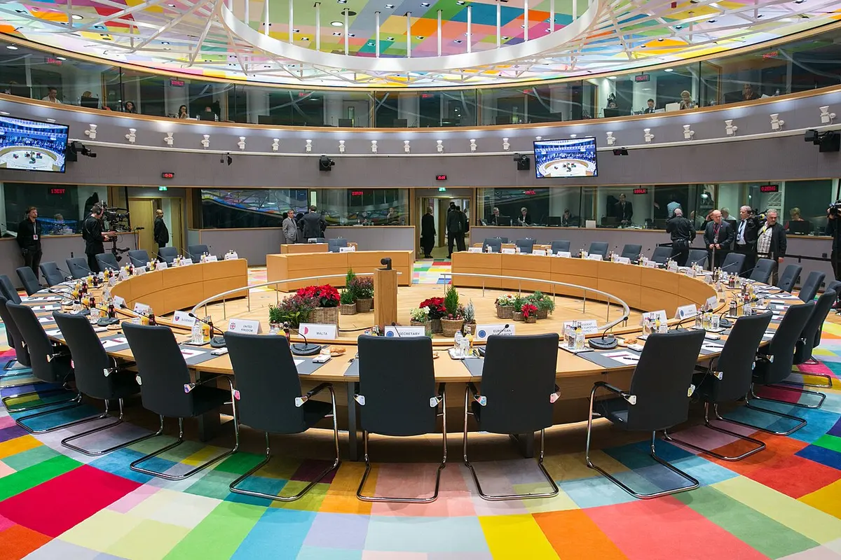 The meeting place of the European Council in the Europa building, Brussels, 2017. Image: EU2017EE Estonian Presidency.